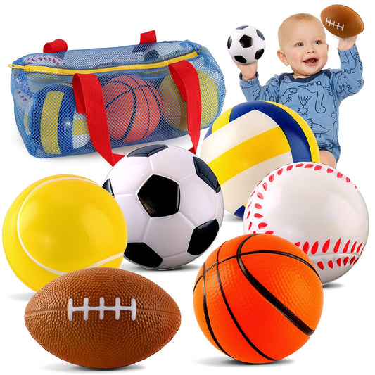 ShyLizard foam soccer ball ready for gentle indoor play and coordination.