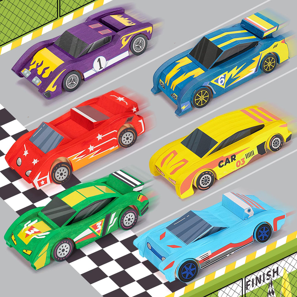 Shyling bright paints for vibrant, personalized car decorations.