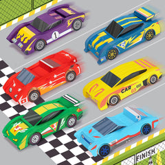 Shyling bright paints for vibrant, personalized car decorations.