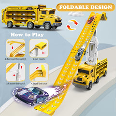 ShyLizard bright yellow toy set designed for imaginative racing