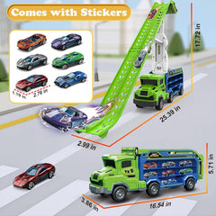 ShyLizard carrier truck with dual launchers for racing action.