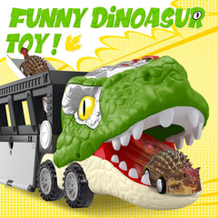 ShyLizard dinosaur-truck-spray adds spray action for dynamic pretend water scenes.