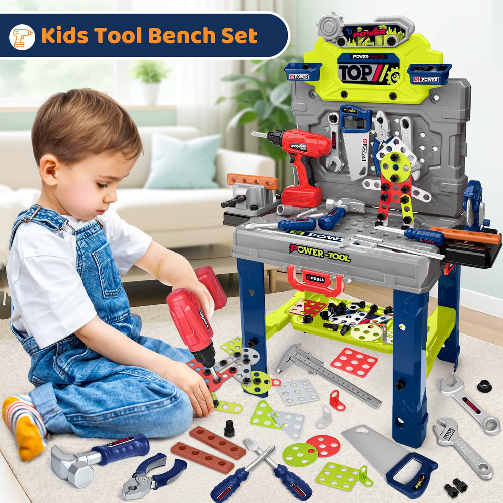 ShyLizard electric drill with bits adds authentic drilling experience.