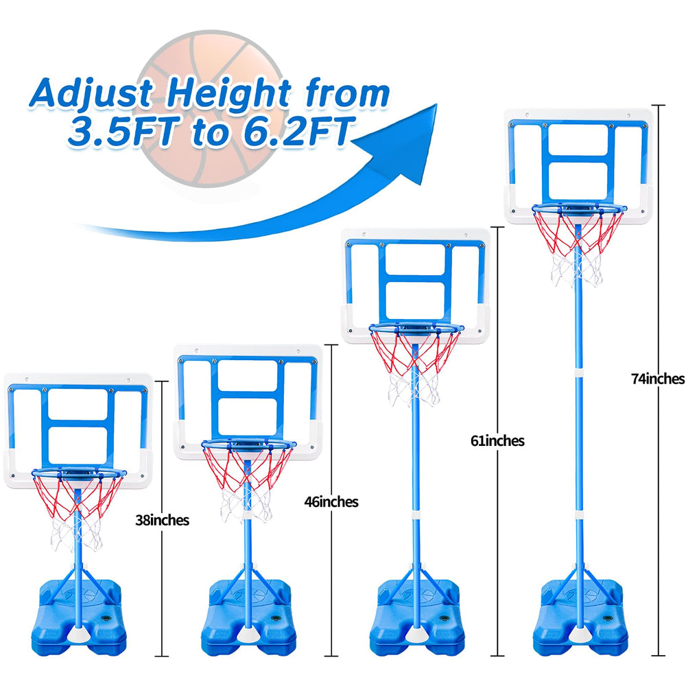 ShyLizard mini basketball set with three balls for shooting practice