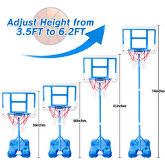 ShyLizard mini basketball set with three balls for shooting practice