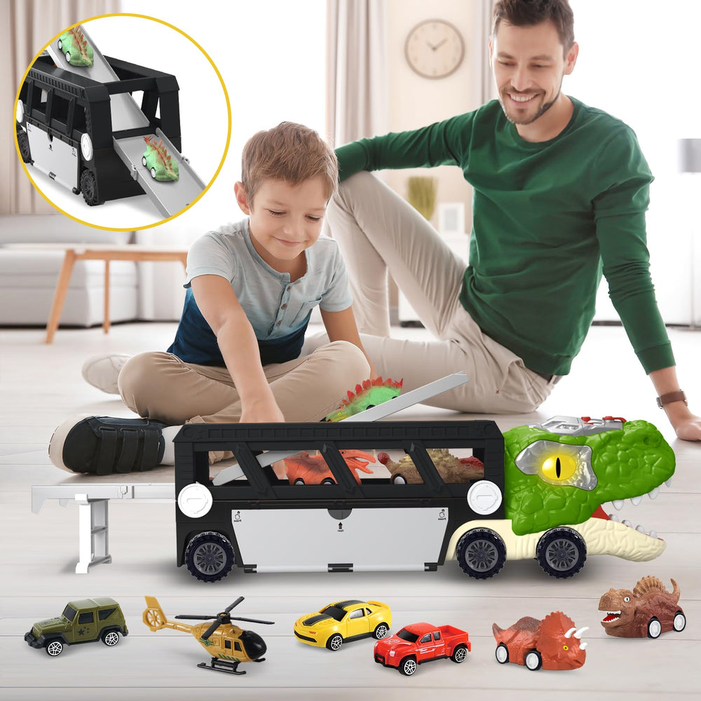 ShyLizard mini-car-and-helicopter-set enables varied imaginative scenarios.