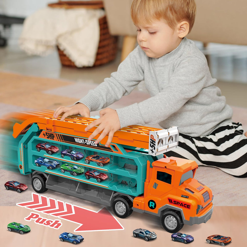 ShyLizard storage compartment organizes up to sixteen cars