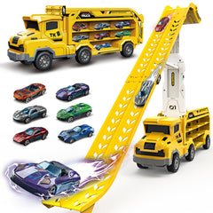 ShyLizard toddler car carrier with foldable track for indoor and outdoor play
