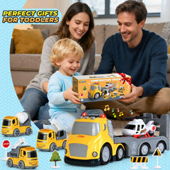 ShyLizard toddler truck playset supports early construction play and creativity.