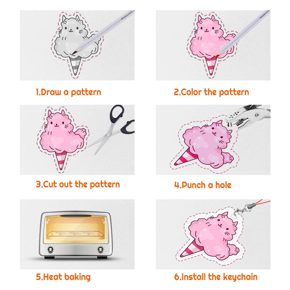 Shynek Shrinky Sheets Tweezers for precise placement during baking
