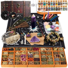 SHYSHINY box with crystals and tools for beginner spellwork