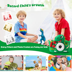 SHZYGQ Kids Camera dual lenses perfect for selfies and group shots