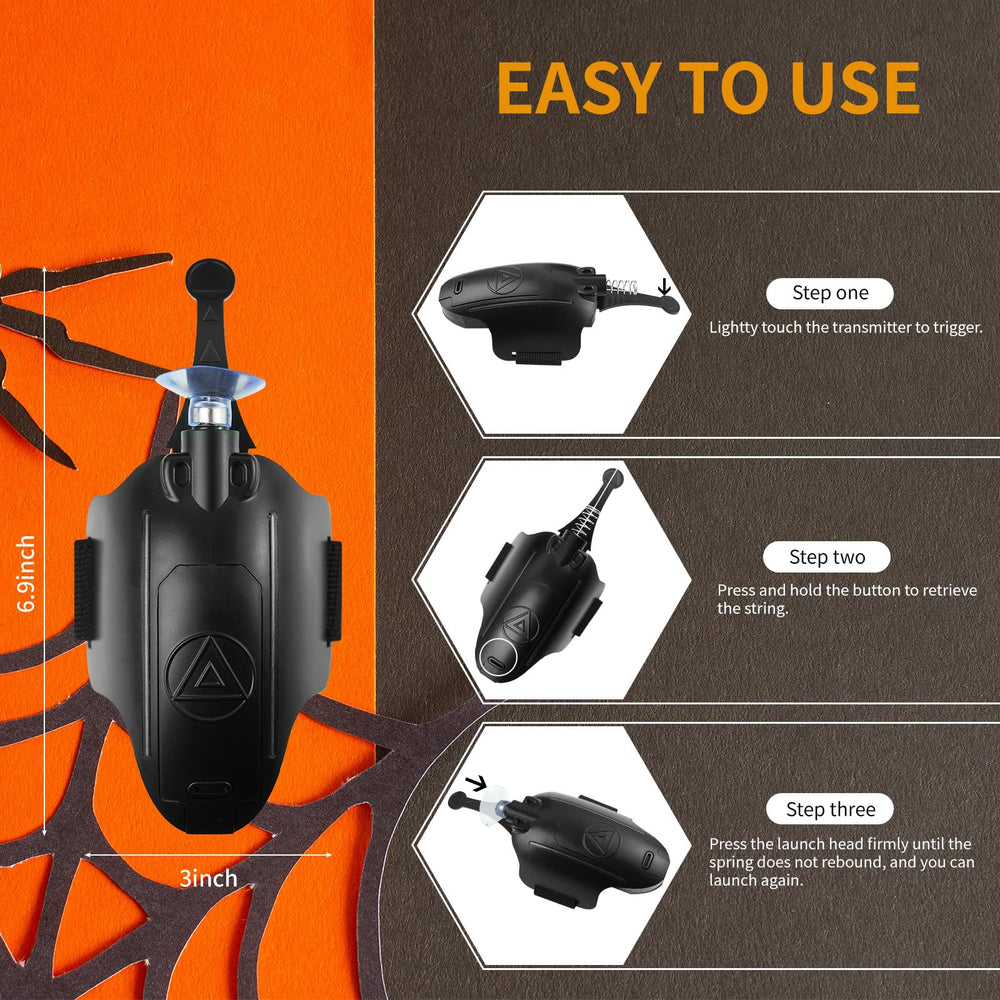 SICNAOPW dual web-shooting modes showcase magnetic and suction options for realistic web-slinging.