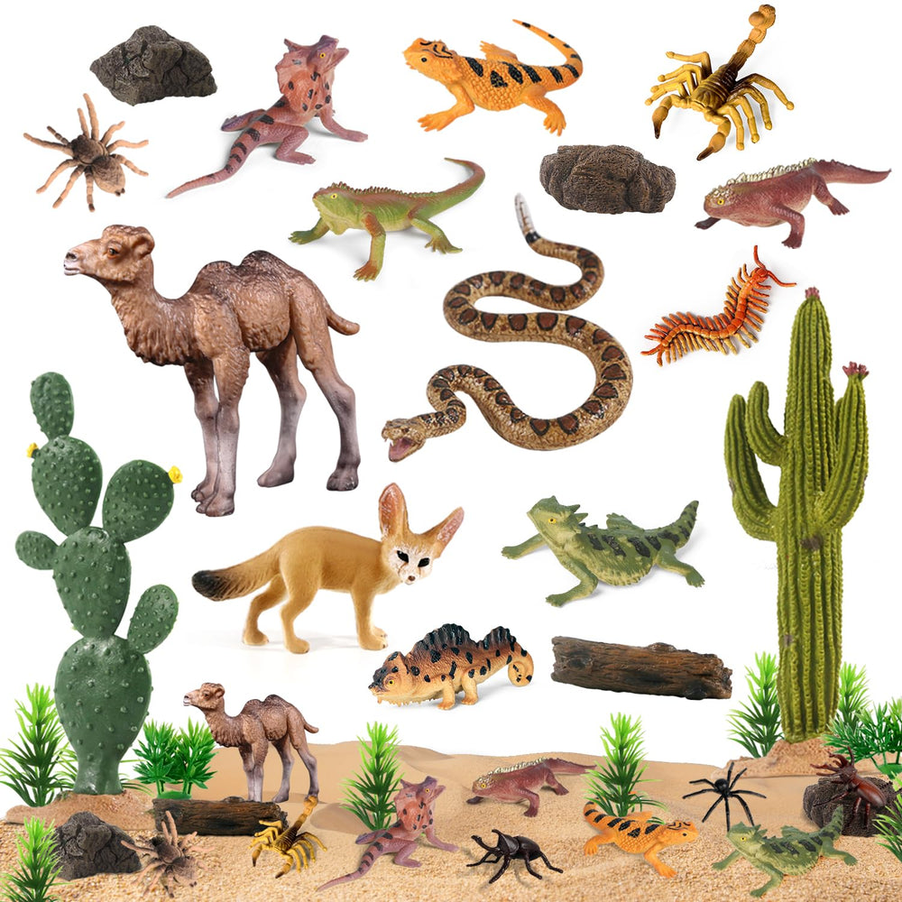 SIENON desert camel figurine for vivid dioramas and cake toppers