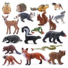 SIENON forest fox figure for imaginative play and cake decorating