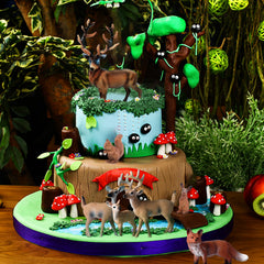 SIENON forest rabbit figure for pretend play and scenes