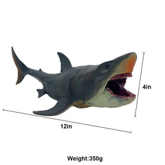 SIENON Megalodon shark toy doubles as cake topper for celebrations