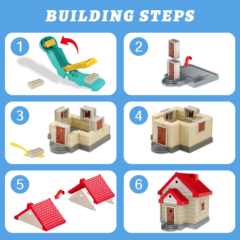 SIGHTEEDA castle-building mold set sparks creative castle designs