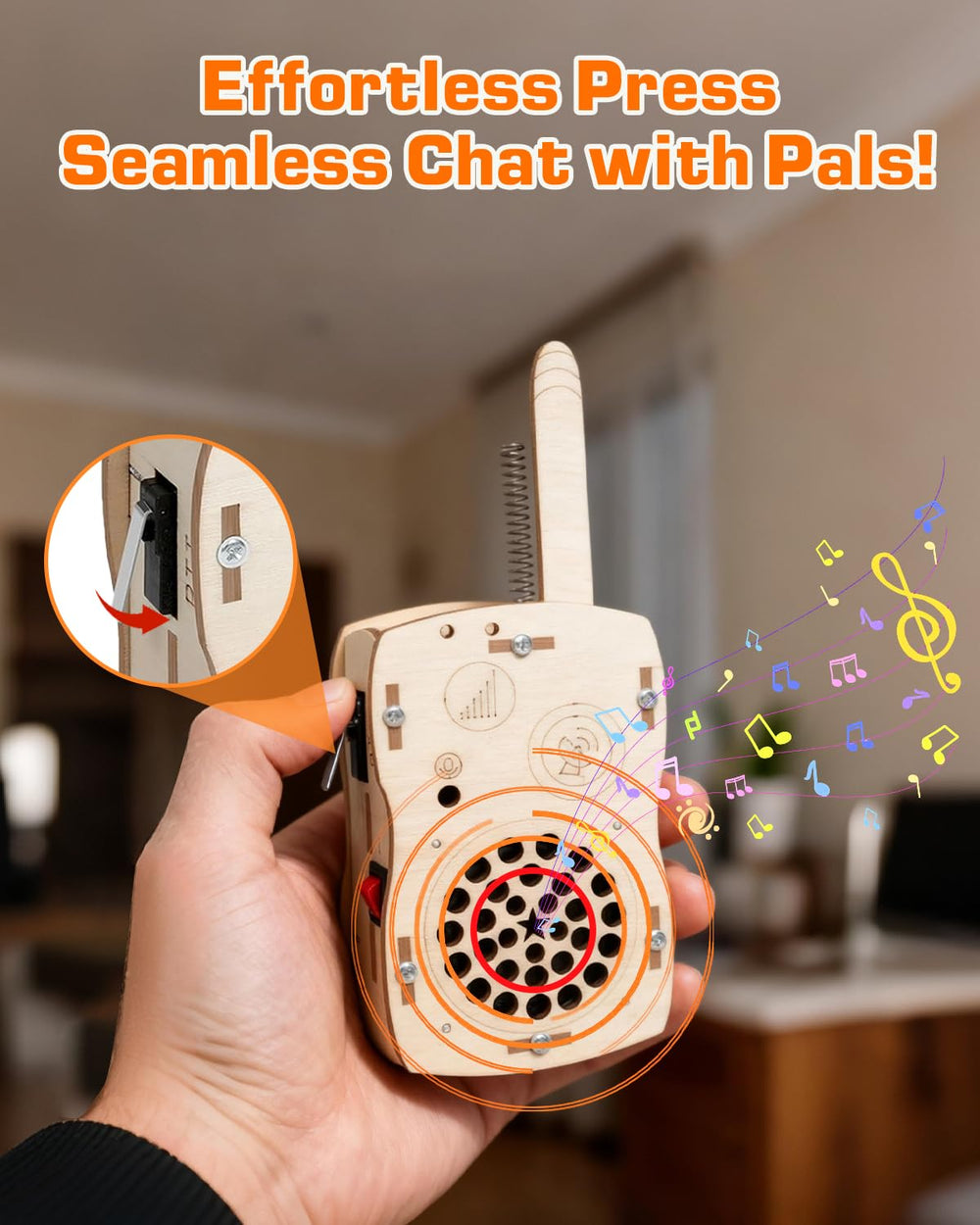 SIHUADON walkie-talkie cooperative play promotes collaboration during adventures.