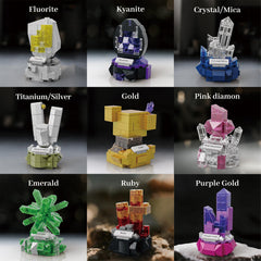 Sikewettx emerald gemstone model for educational display and collection.