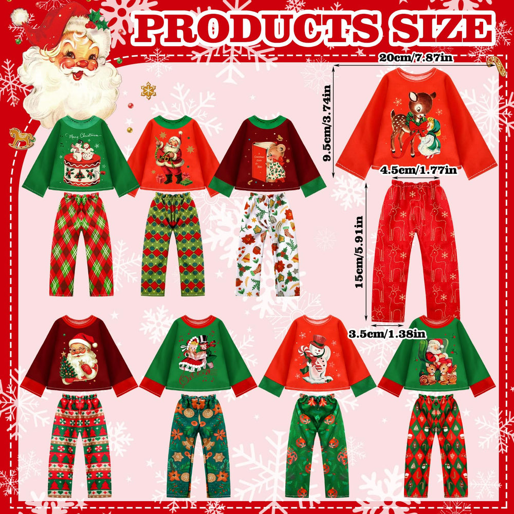 Silipull reindeer outfit for 11–12 inch dolls, playful holiday look.