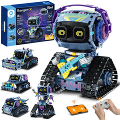 Sillbird 5-in-1 robot kit with 433 pieces for hands-on STEM learning.