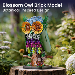 Sillbird Floral Owl centerpieces brighten shelves and desks.