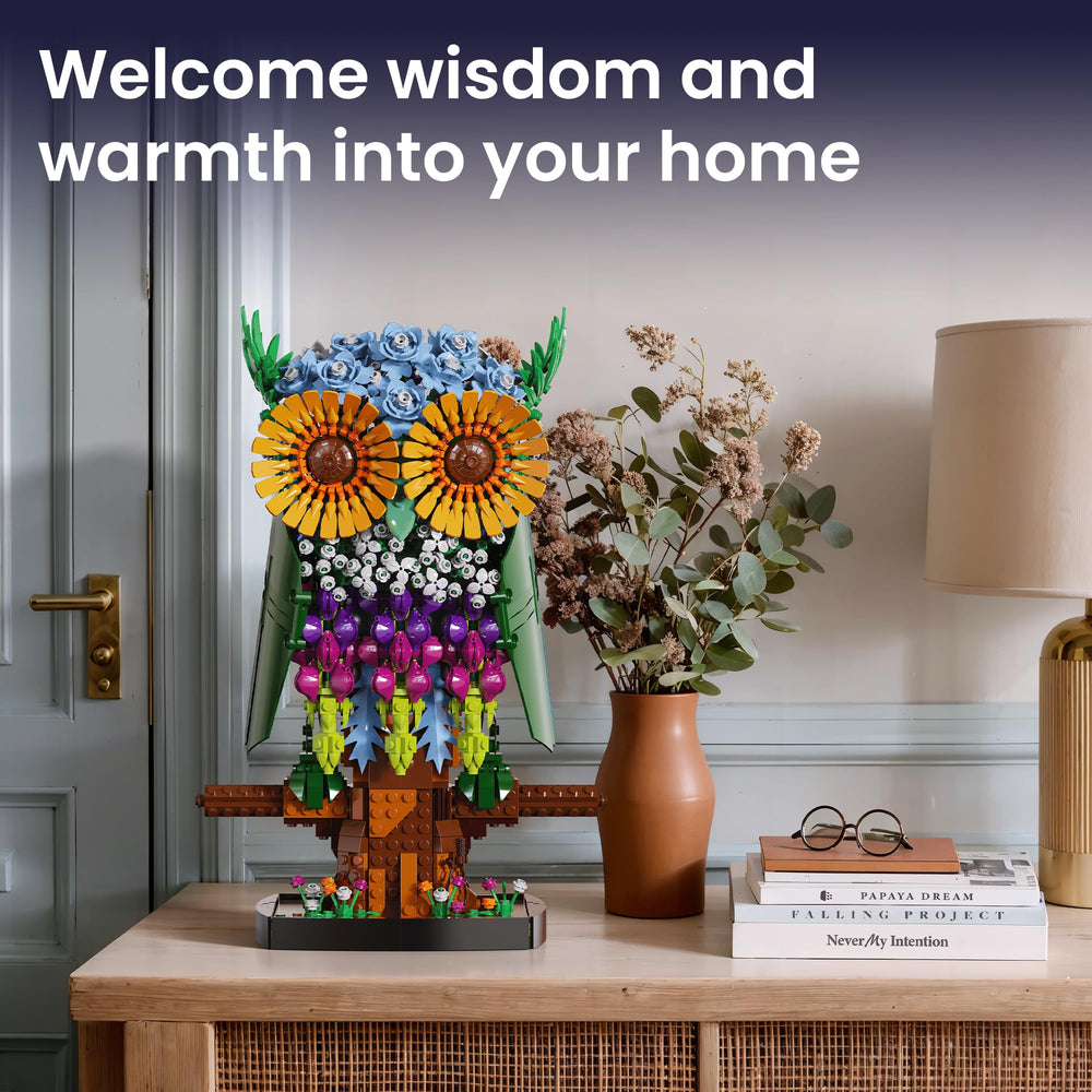 Sillbird Owl assembly kit supports mindful, relaxing crafting.