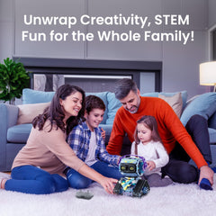 Sillbird remote control robot shown with Bluetooth app for easy coding and play.