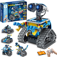Sillbird robot building kit with 488 pieces fuels hands-on STEM creativity.