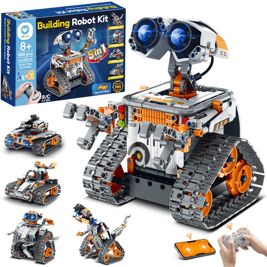 Sillbird robot building kit in orange box for creative STEM projects.
