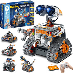 Sillbird robot building kit in orange box for creative STEM projects.