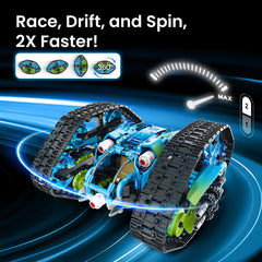 Sillbird robot car kit-bluetooth-app enables programming with gyroscope paths