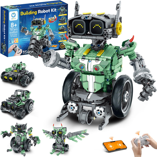 Sillbird robot kit assembly parts help kids learn through hands-on engineering play.