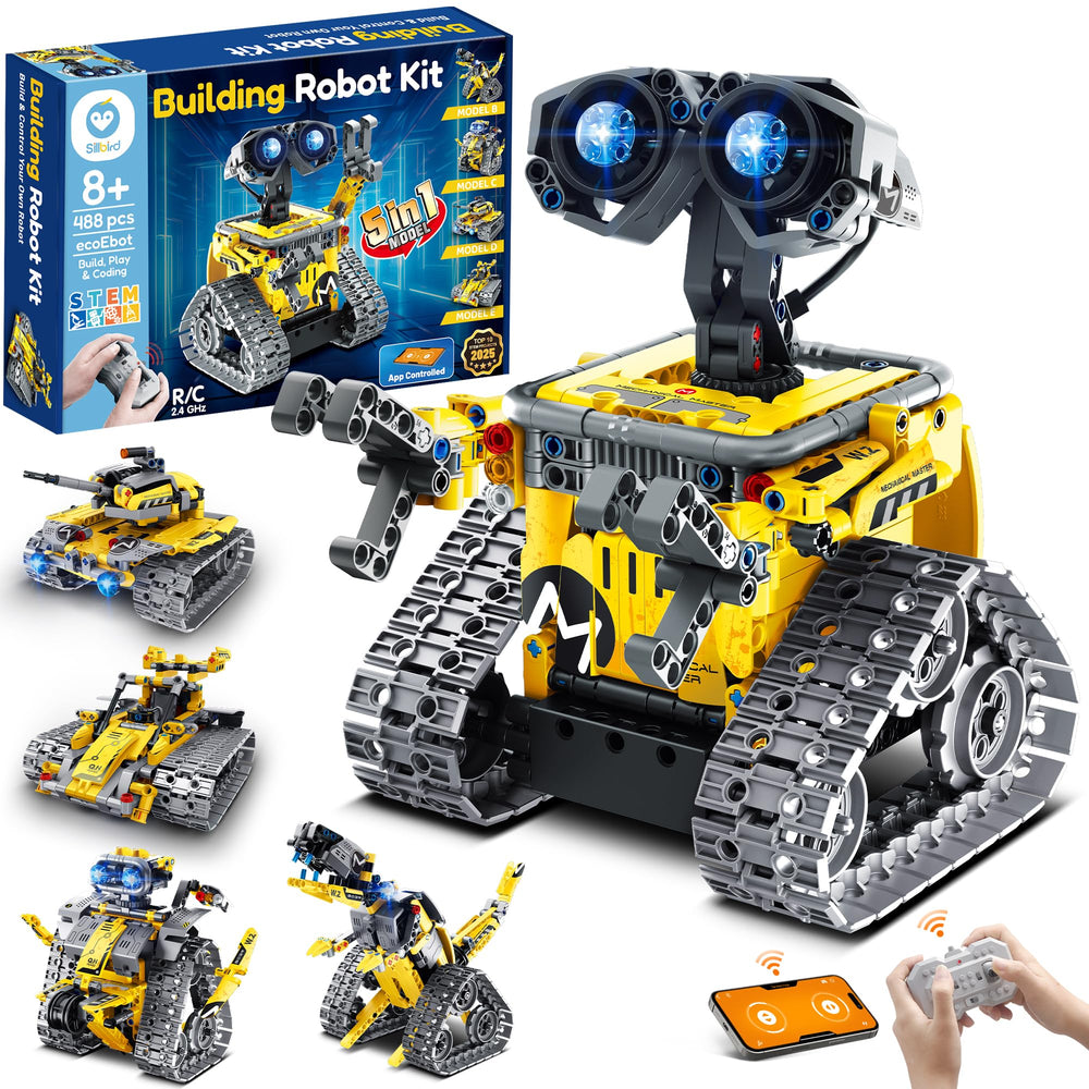 Sillbird robot kit assembly highlights hands-on learning and creativity.
