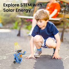 Sillbird Solar Building Robot Kit battery-powered mode enables indoor play and flexibility