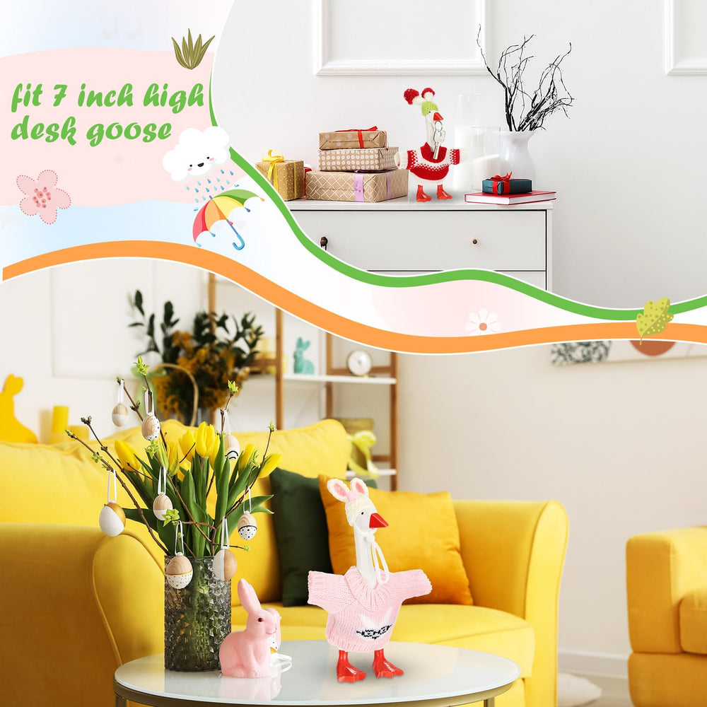 SilTriangle compact goose desk decor fits small home offices