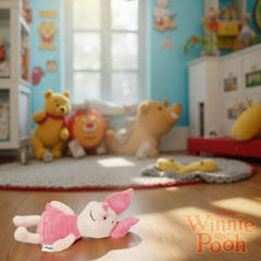 Simba Piglet plush snuggle pose ideal for bedtime hugs.