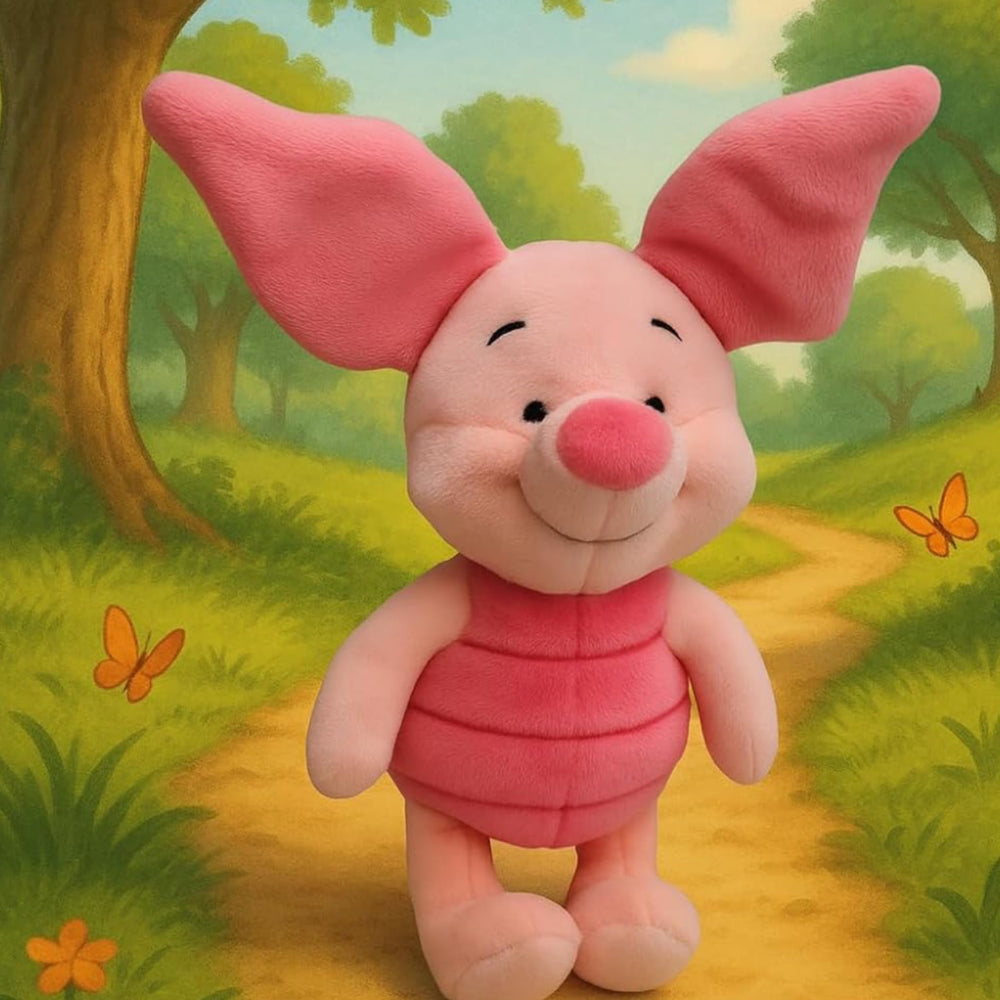 Simba Piglet plush unboxing moment ready for gifting.