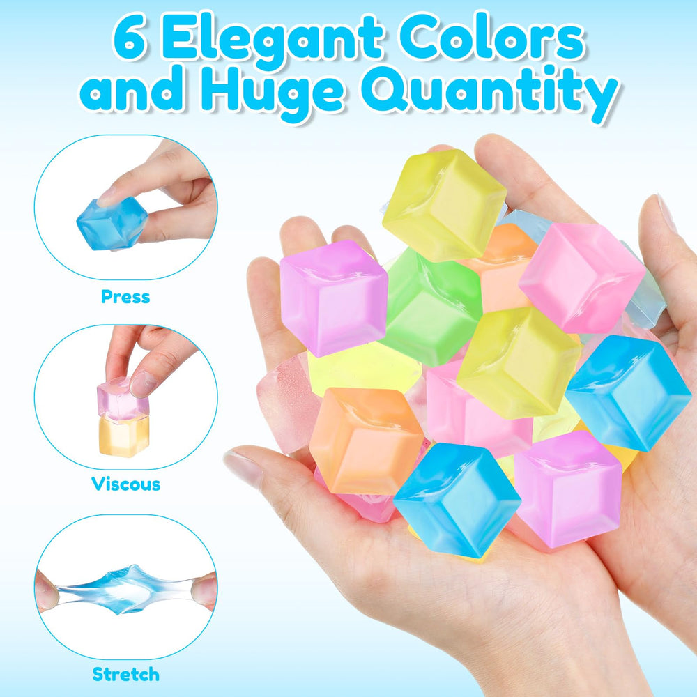 Compact 25mm ice cube fidgets fit in pockets for on-the-go fun