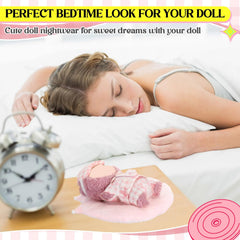 Simgoing doll bedtime scene with pajamas promotes imaginative play