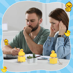 Simgoing quacking duck keychain compact size fits bags and keys