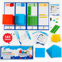 Simply Magic base ten blocks mat for place value activities in the classroom