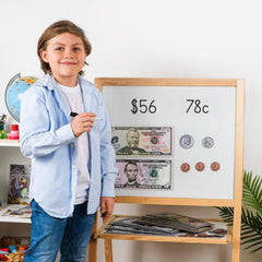 Simply Magic jumbo magnetic money penny coins for early counting practice