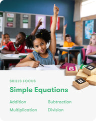 SimplyFun Sumology two player setup invites collaboration and shared math practice