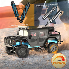 SIMREX all-terrain RC car battery bay reveals two rechargeable packs for extended play