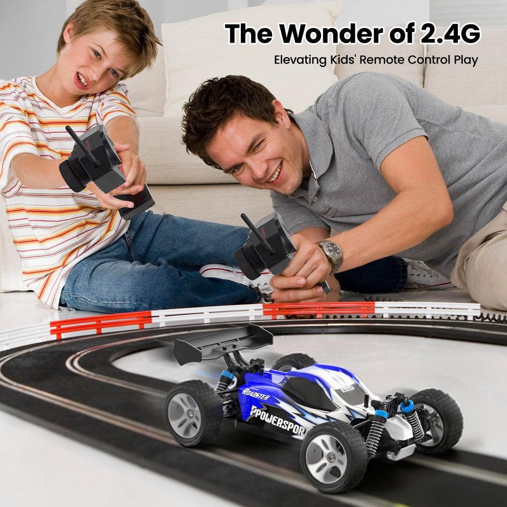 SIMREX blue packaging box presents gift-ready RC car experience