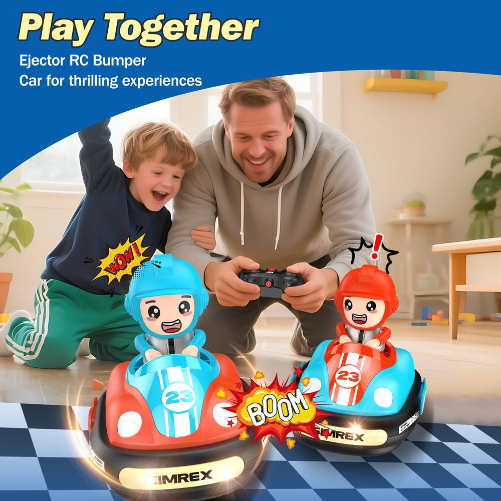 SIMREX bumper cars hit reaction feature for interactive fun