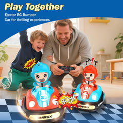 SIMREX bumper cars hit reaction feature for interactive fun