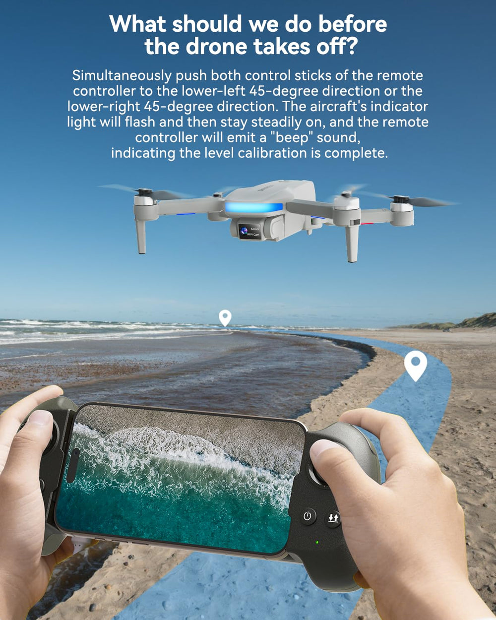SIMREX drone supports gesture and voice control for hands-free shots.
